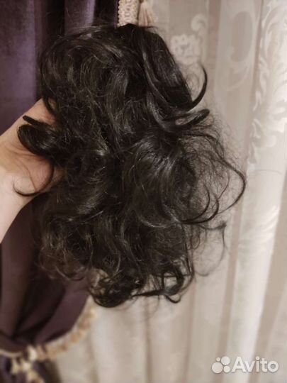 Шиньон на заколке крабе