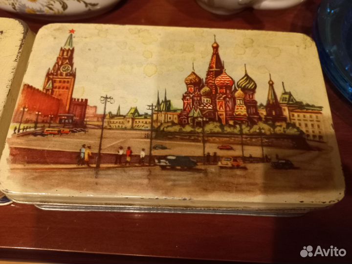 Коробка жесть 50е