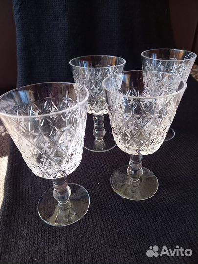 Хрустальные фужеры гусь хрустальный СССР