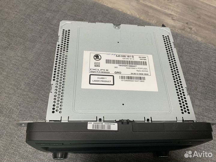 Магнитола штатная Skida Fabia 2013 года