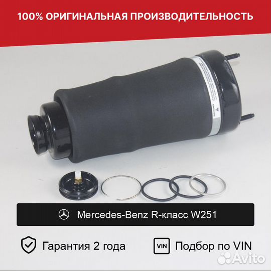 Пневмобаллон для Mercedes-Benz R-класс W251 Передн