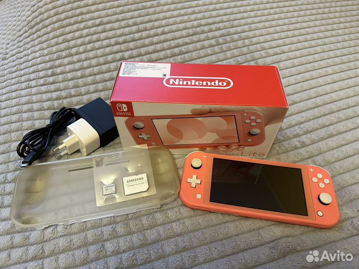 Игровая приставка Nintendo switch lite Coral