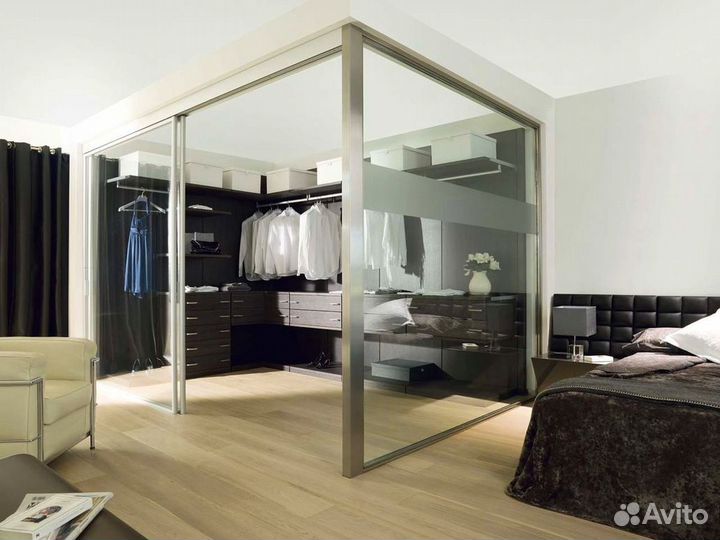 Стеклянные перегородки