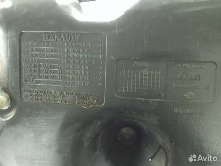Бензобак для renault logan 1