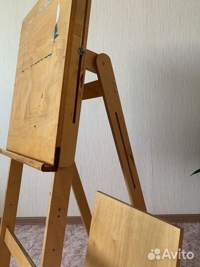 Мольберт напольный деревянный для рисования