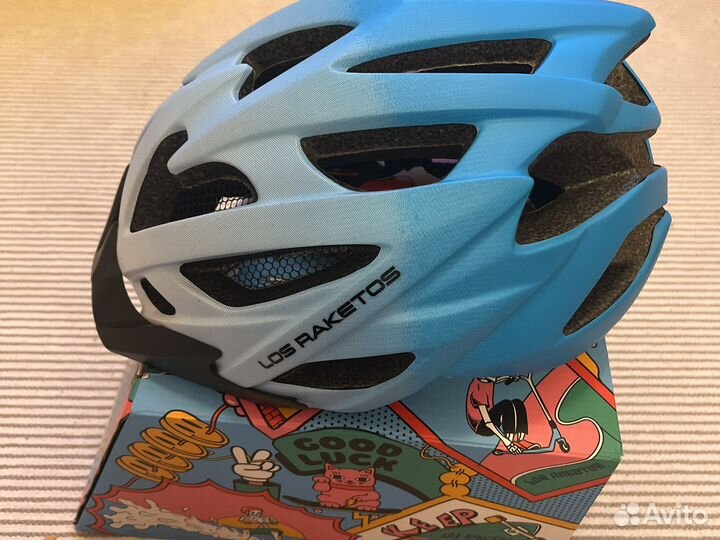Шлем los raketos rapid neon blue размер L