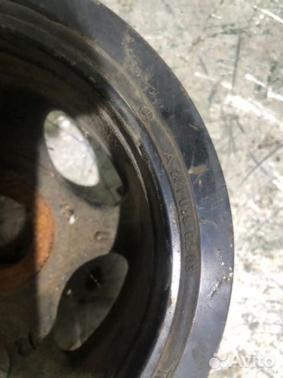 Шкив коленвала Mercedes C Class W204 M271