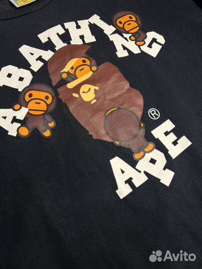 Футболка Bape College Baby Milo