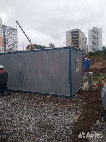 Аренда строительной бытовки, вагончика мба4