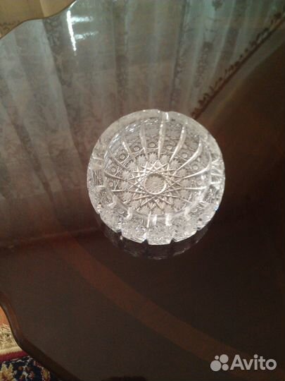 Пепельница, хрусталь, Чехия