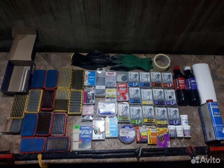 Подготовка беговых и горных лыж/ Услуги сервисмена