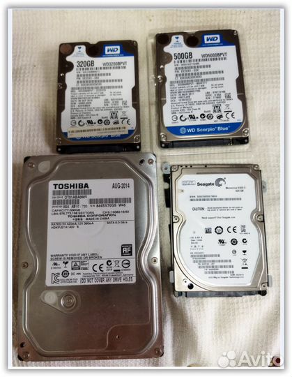 Жесткий диск для ноутбука 2.5 и стац. компьютера