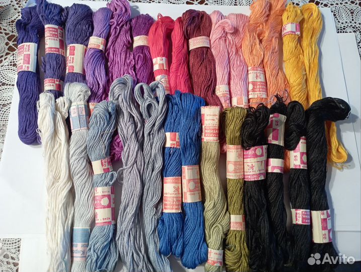 Нитки мулине СССР забронировали до 10сенября