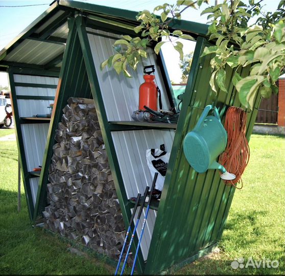 Дровник садовый сарай органайзер