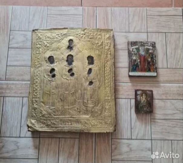 Иконы старинные Троица, Всех скорбящих радость