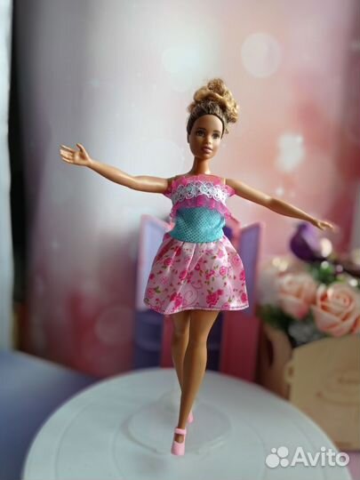 Кукла барби Mattel пышка