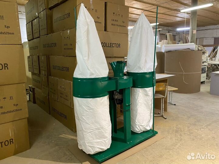 Стружкоотсос-аспирация 1,5кВт с произв 3000 куб/ч