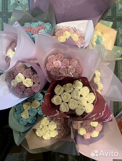 Шоколадные цветы