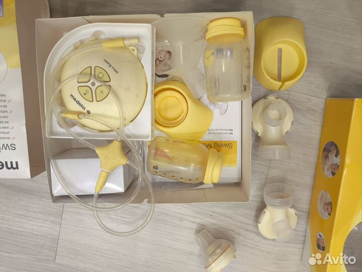 Молокоотсос электрический medela swing maxi calma