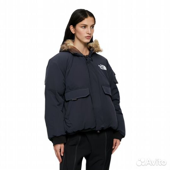 THE north face Down Jacket Unisex Navy (XL)(35)