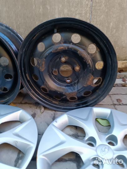 Оригинальные диски + колпаки