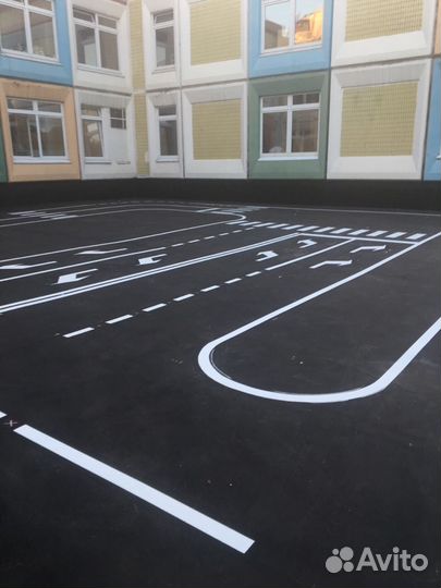 Дорожная разметка (холодный пластик)