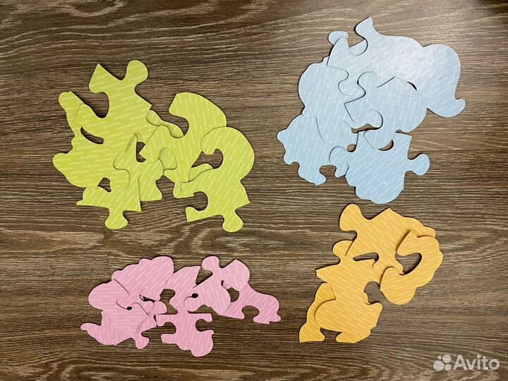 Пазлы. Первые пазлы. 3+