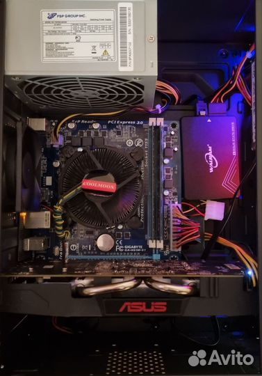 Игровой i5,RX570,8gb,SSD+HHD