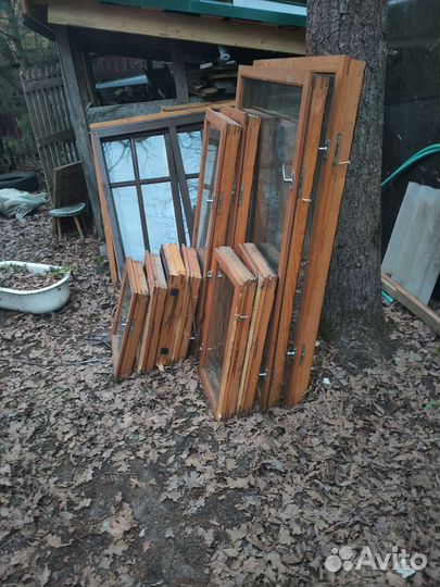 Деревянные окна со стеклопакетом без рам