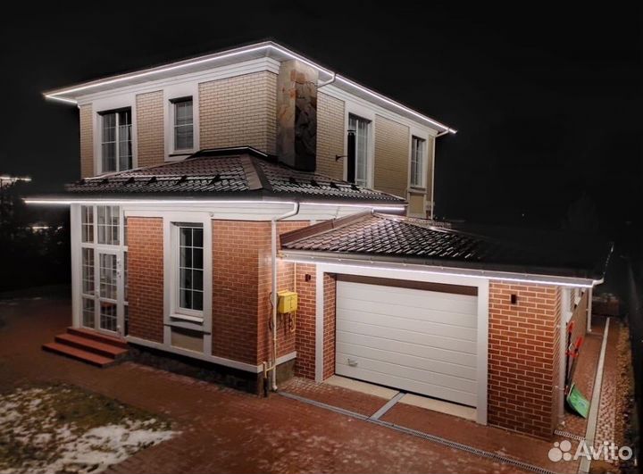 Освещение по контуру неоном