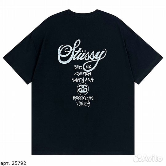 Футболка Stussy черная