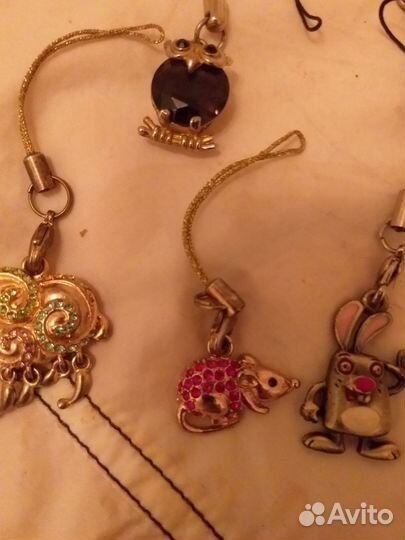 Подвески на телефон 8 штук