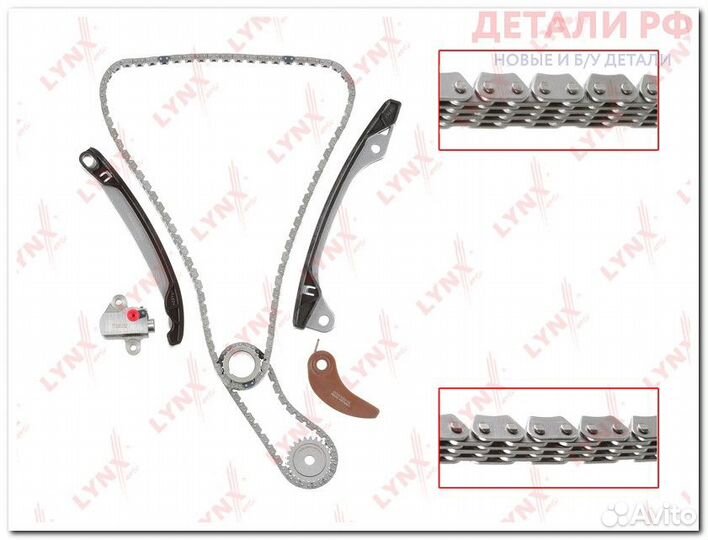 Рем.к-кт грм\Renault Scenic/Grand Scenic/Megane 1.4 Tce 09 lynxauto TK0154