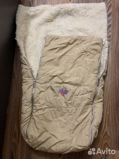 Одеяло-конверт из овчины