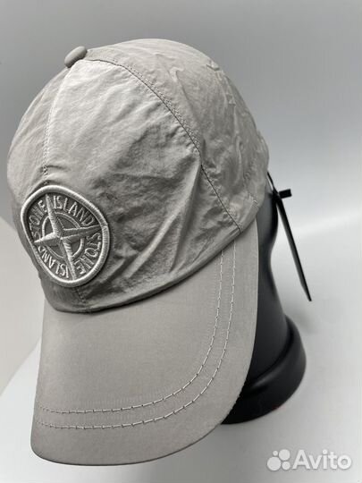 Кепка Stone island. Бейсболка плащёвка