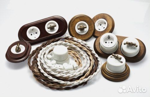 Ретро кабель электроустановка