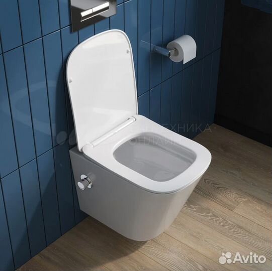 Унитаз подвесной BelBagno Due BB3103CHR-BS/SC