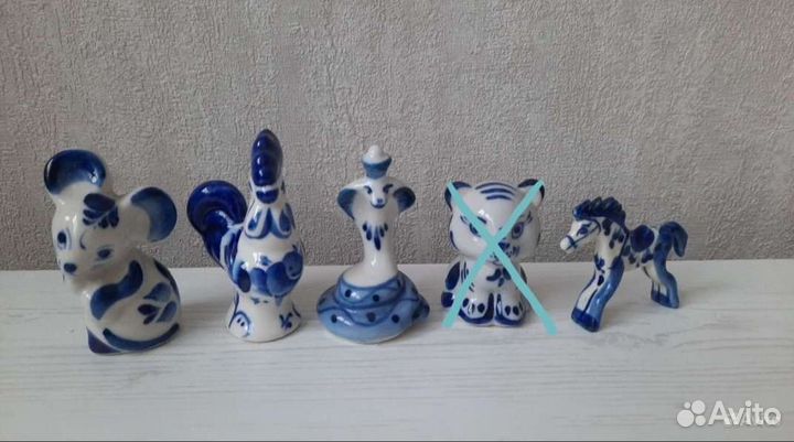 Фигурки гжель
