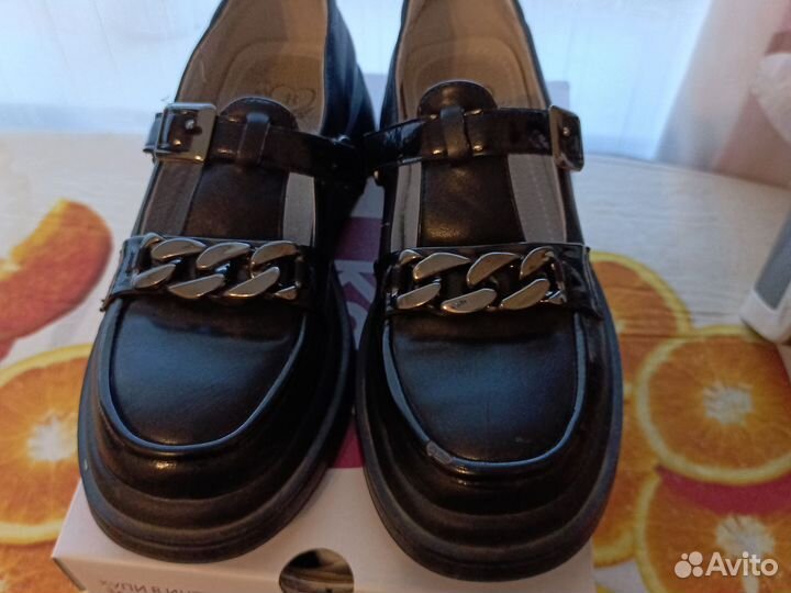 Лоферы школьные 35 размер