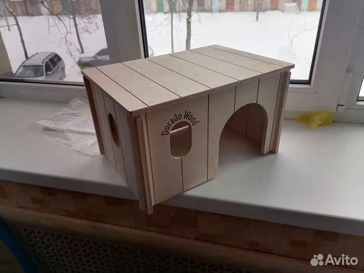 Домик для декоративного кролика