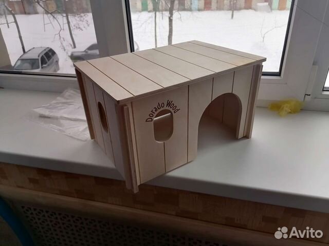 Домик для декоративного кролика