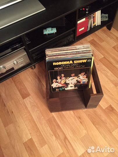 Ящик для виниловых пластинок