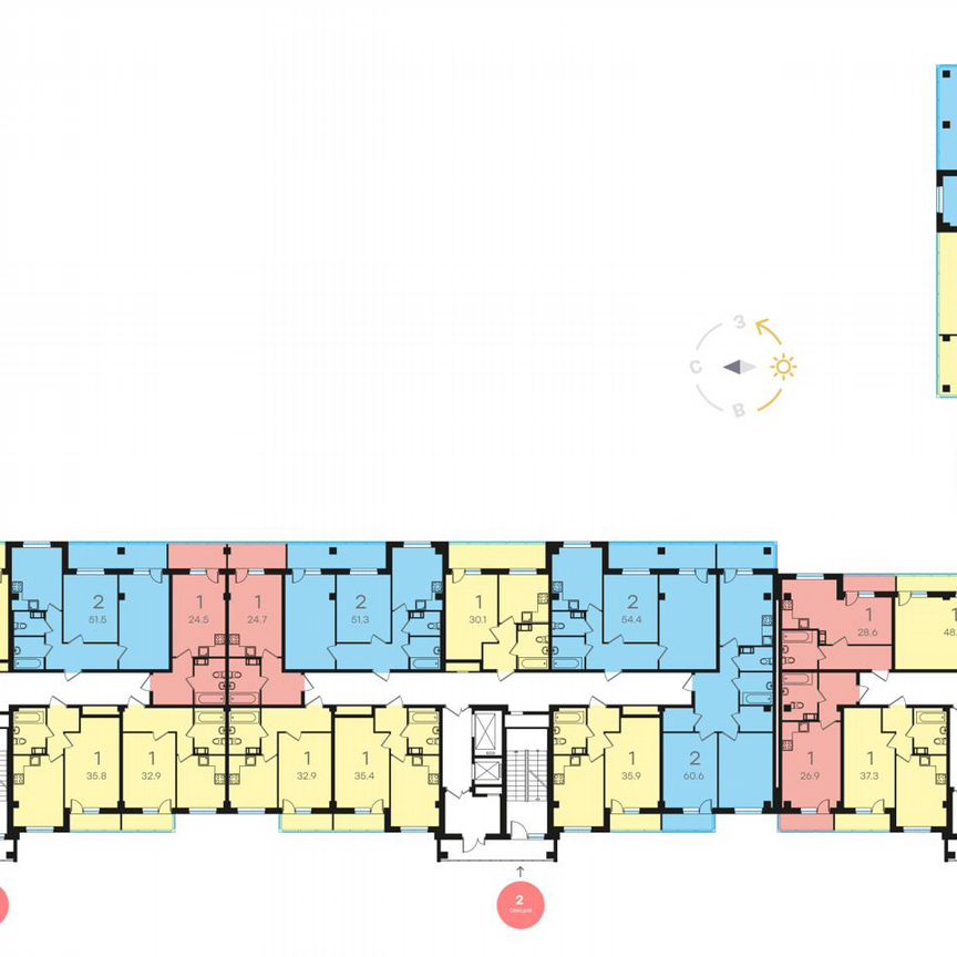 1-к. квартира, 37,3 м², 10/15 эт.