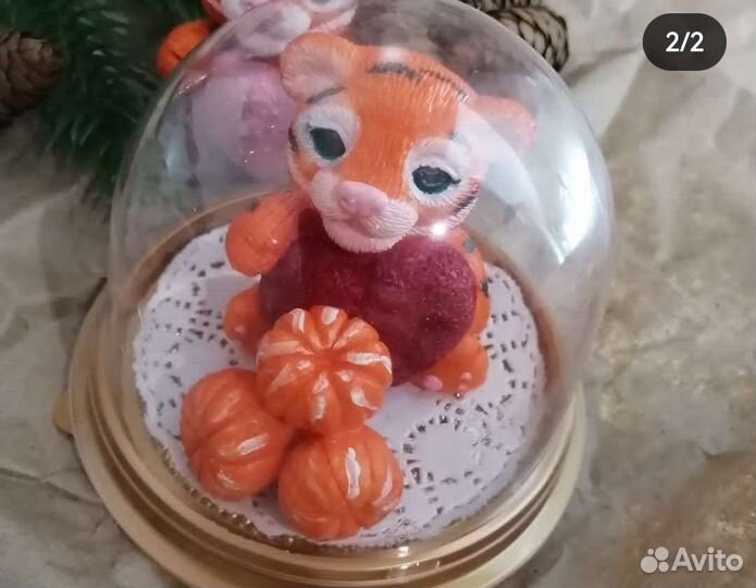 Силиконовая форма молд 3d тигр, для Мыла