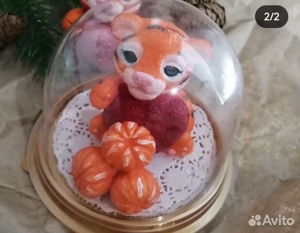 Силиконовая форма молд 3d тигр, для Мыла