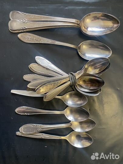 Ложка для икры,мельхиоровые,Столовые приборы СССР