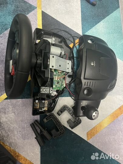 Руль logitech driving force gt