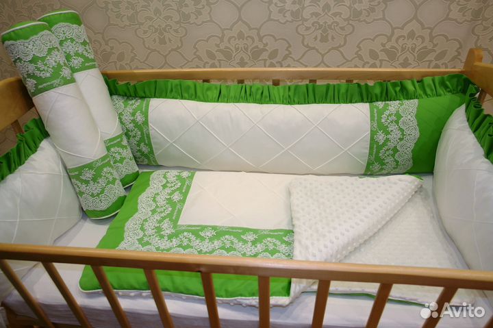 Бортики в кроватку