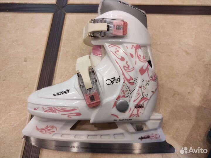 Коньки раздвижные размер 30-33