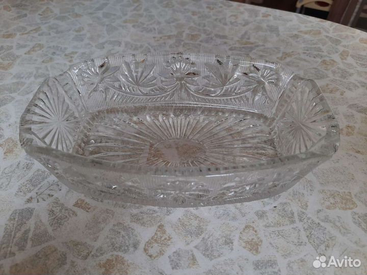 Ваза хрустальная СССР большая